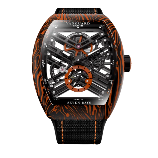 Franck Muller V 43 S6 SQT CARBONE AMS OR (NR)