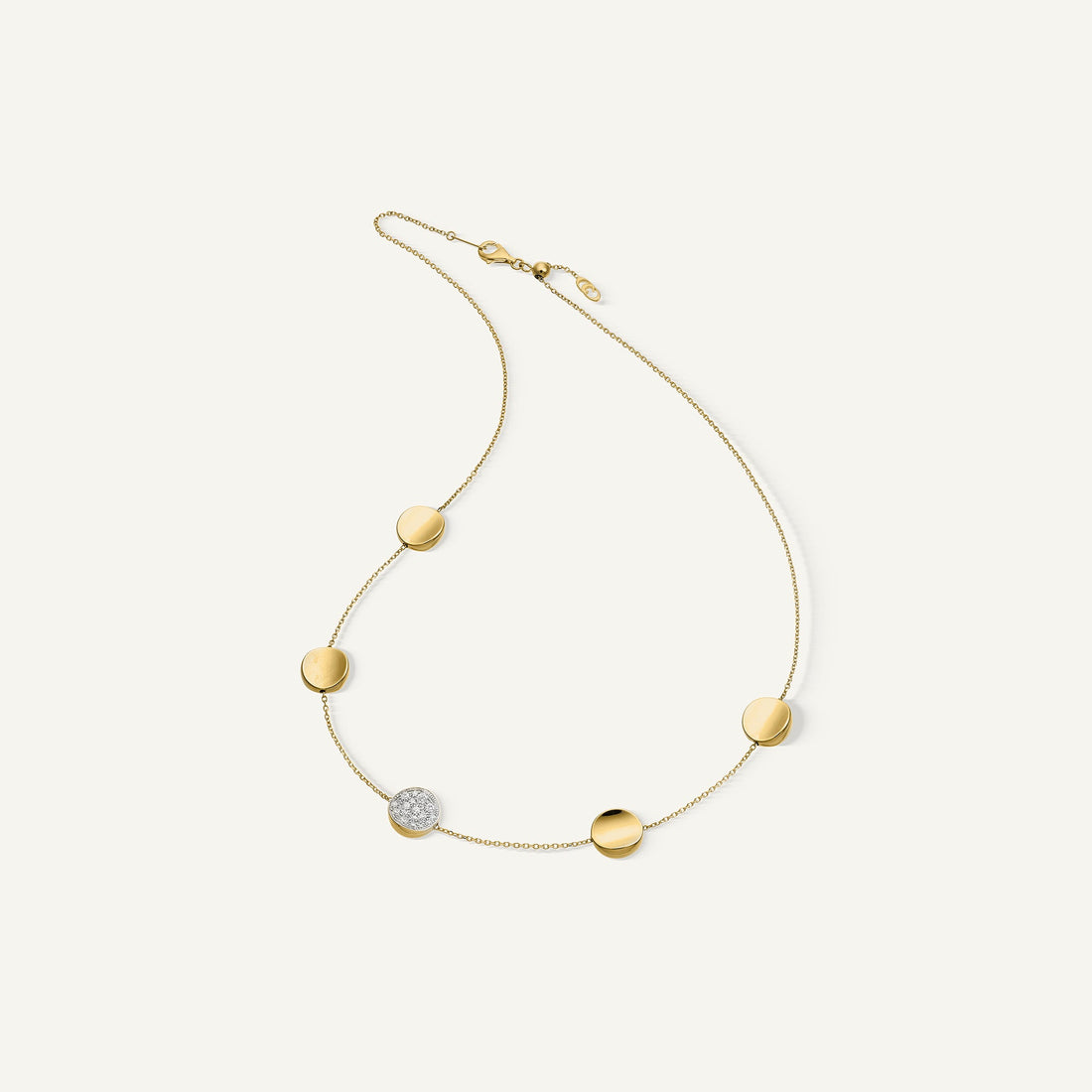 Chimento Gold necklace with diamonds — Yellow · White Diamond · One size