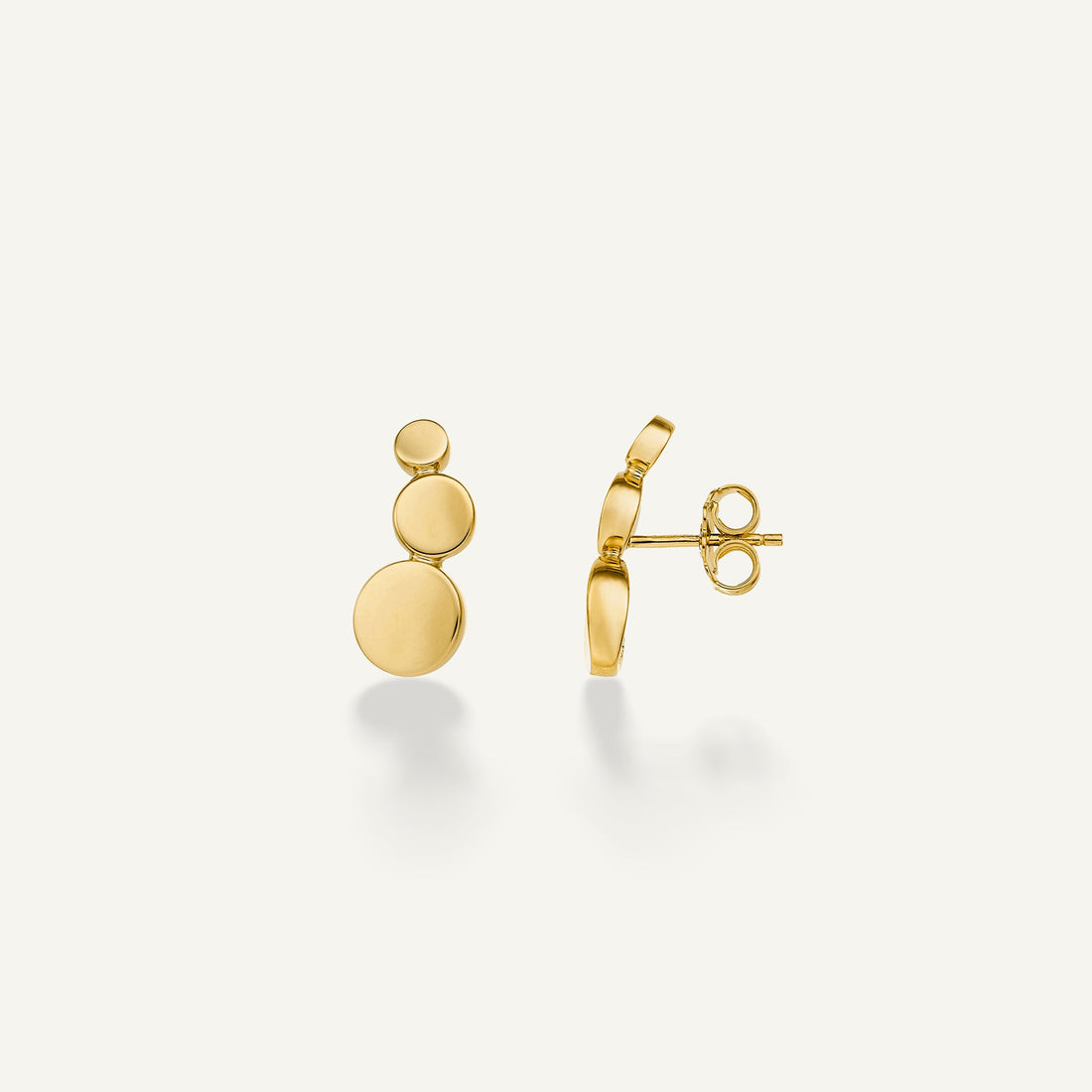 Chimento Gold earrings — Yellow · No stone · One size
