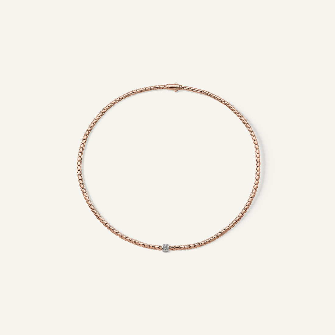 Chimento Gold necklace with diamonds — catalog photograph 3