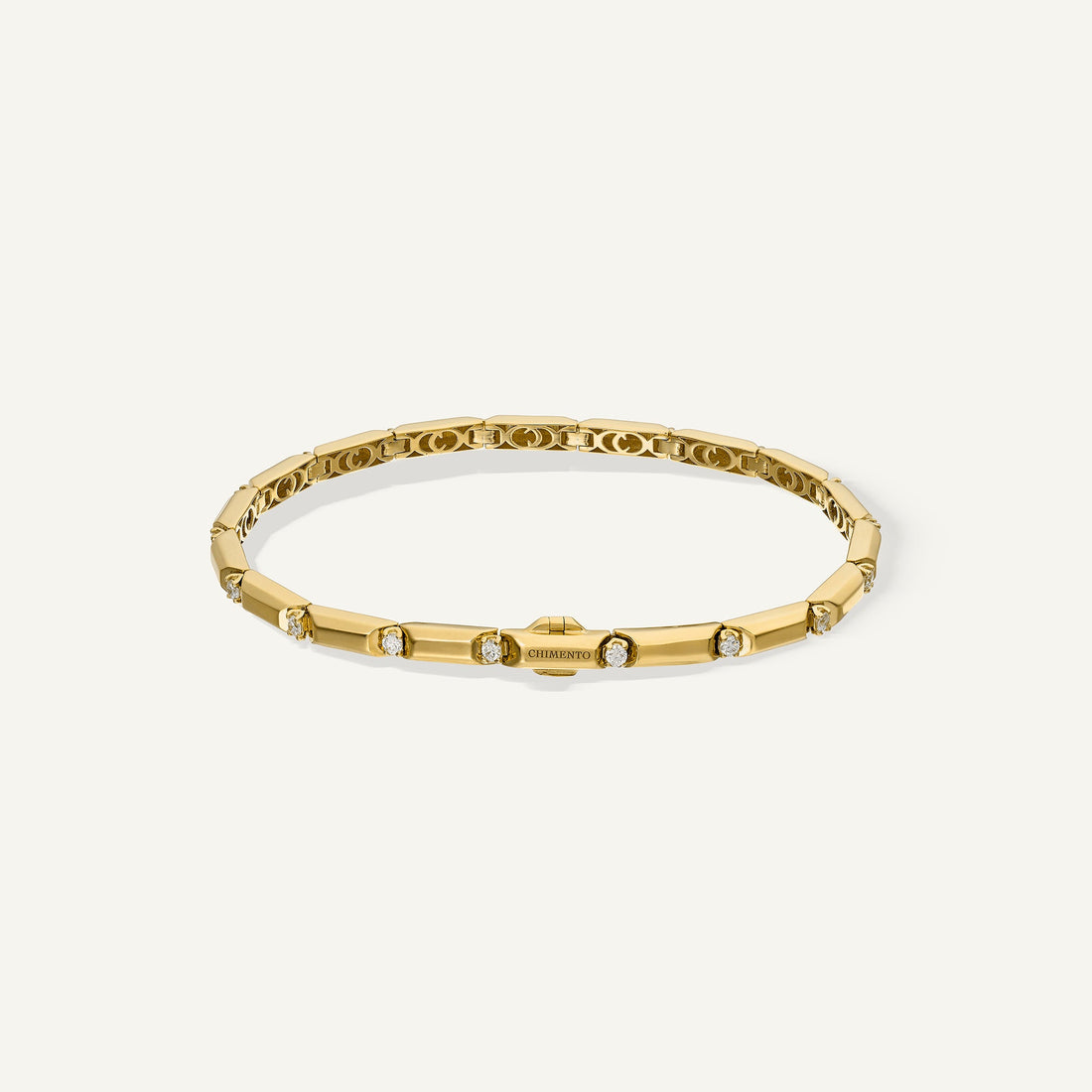 Chimento Gold bracelet with diamonds — Yellow · White Diamond · One size