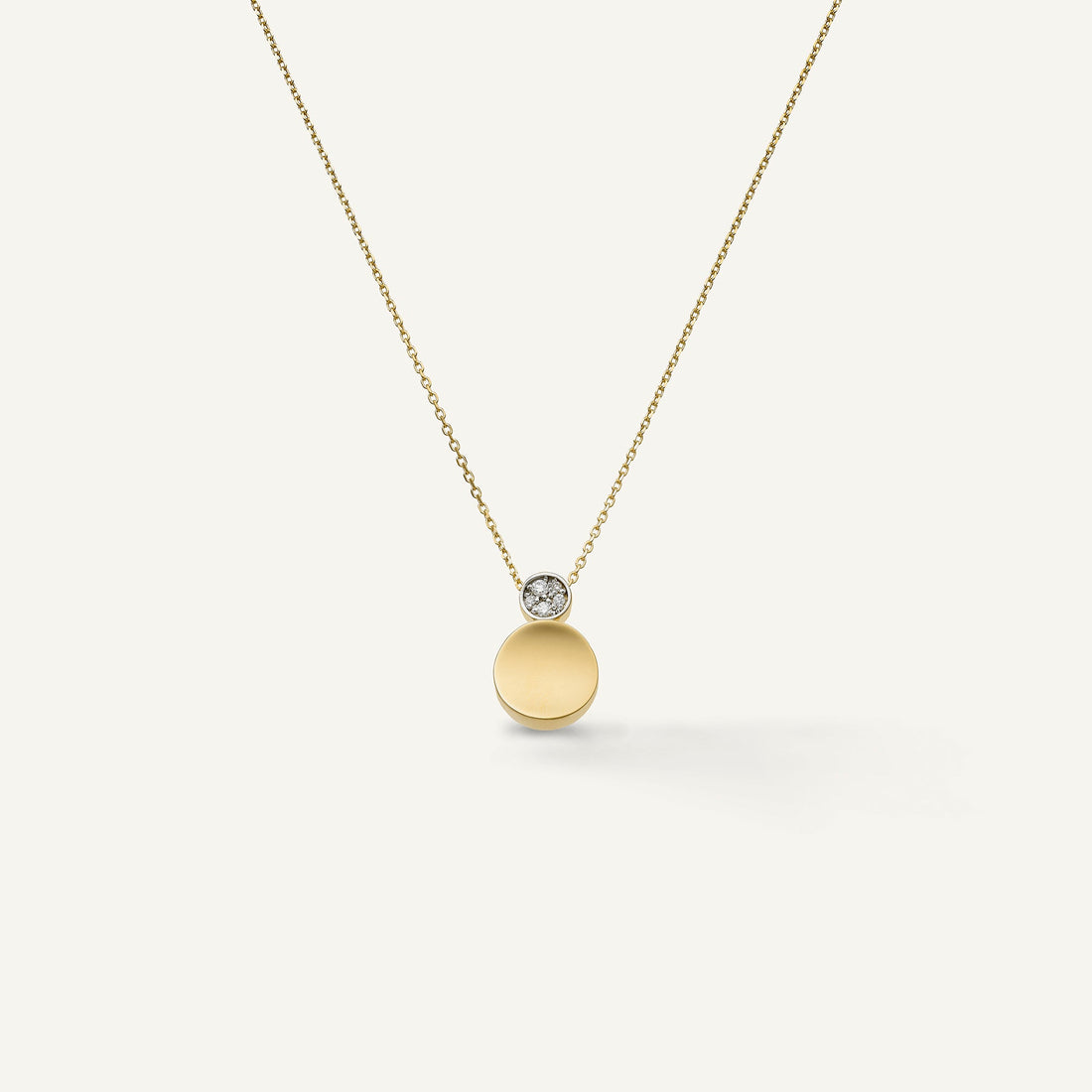 Chimento Gold necklace with diamonds — Yellow · White Diamond · One size