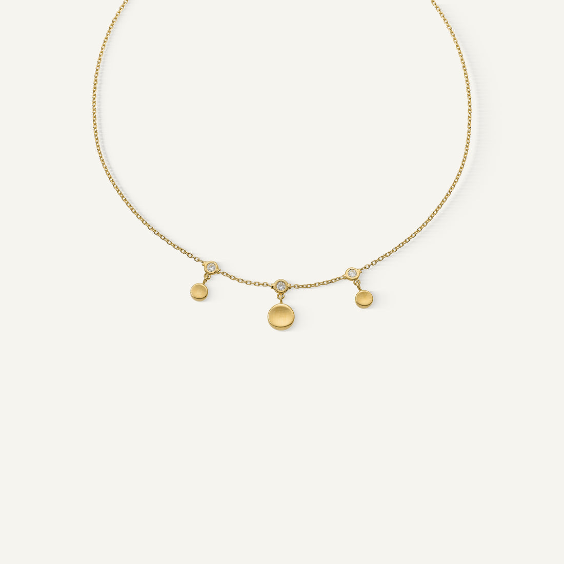 Chimento Gold necklace with diamonds — Yellow · White Diamond · One size