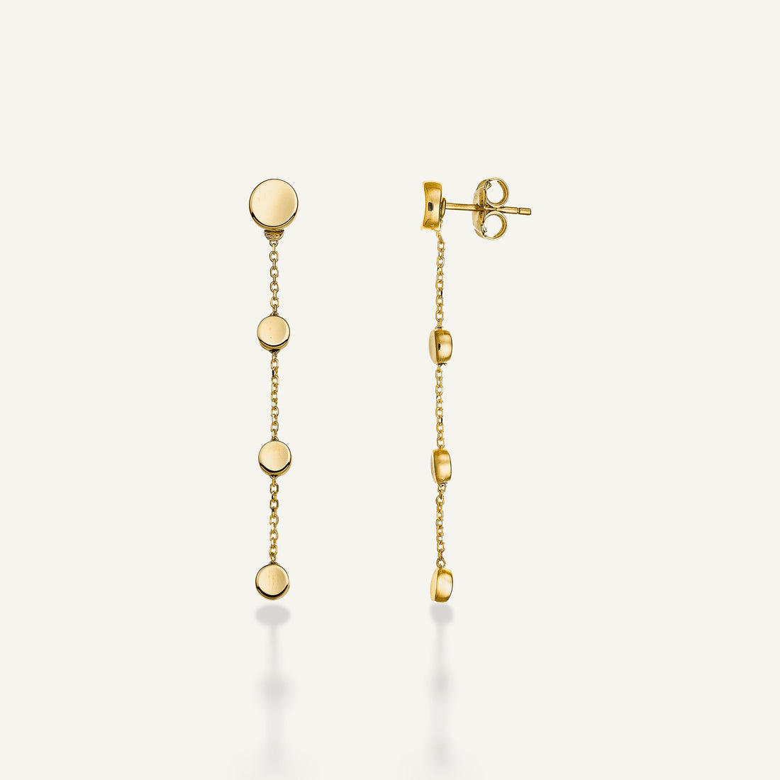 Chimento Gold earrings — Yellow · No stone · One size