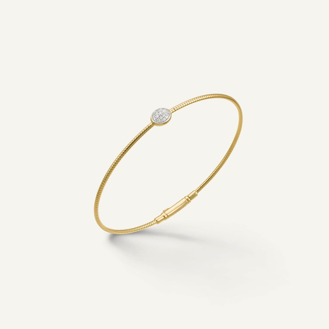 Chimento Gold bracelet with diamonds — Yellow · White Diamond · One size