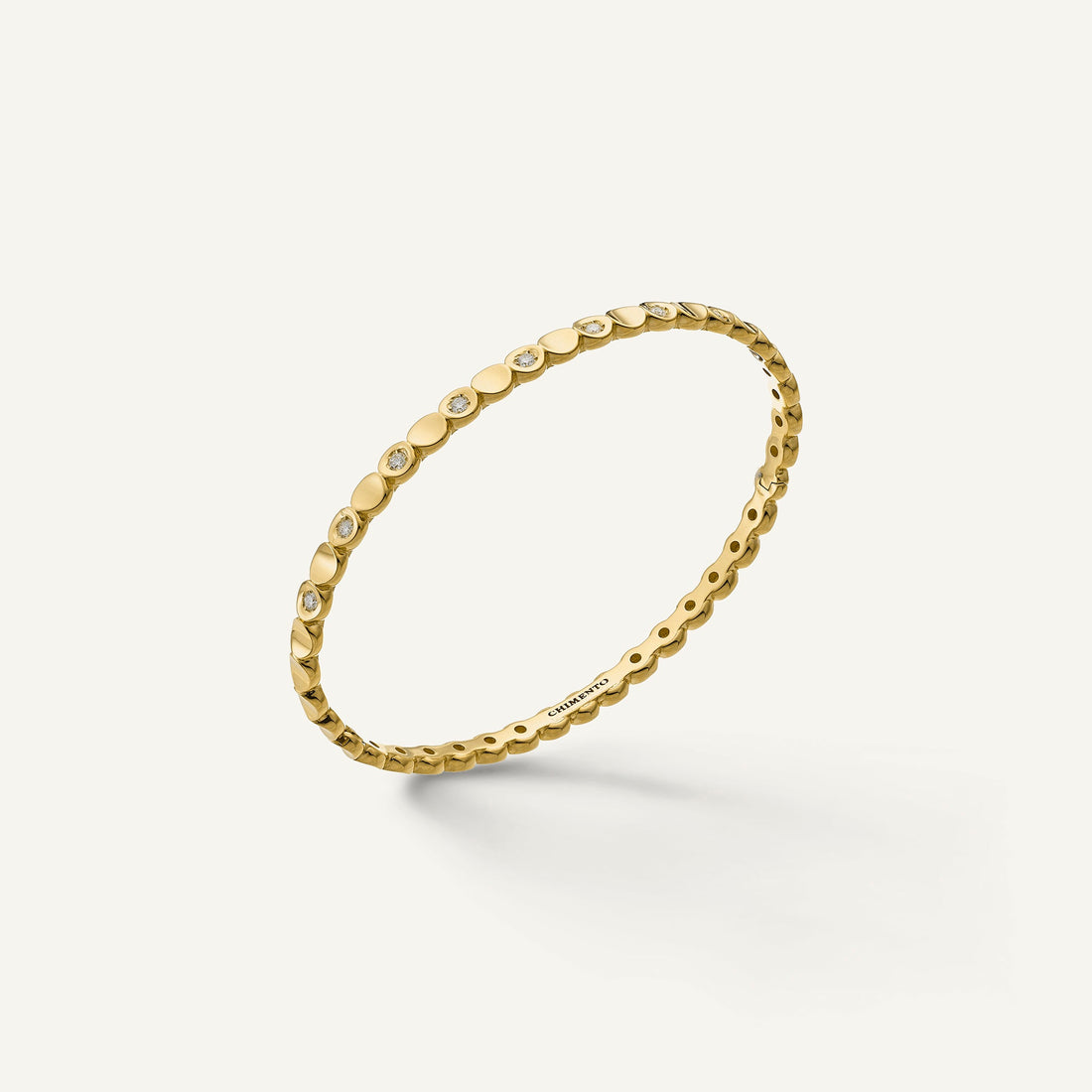 Chimento Gold bracelet with diamonds — Yellow · White Diamond · One size