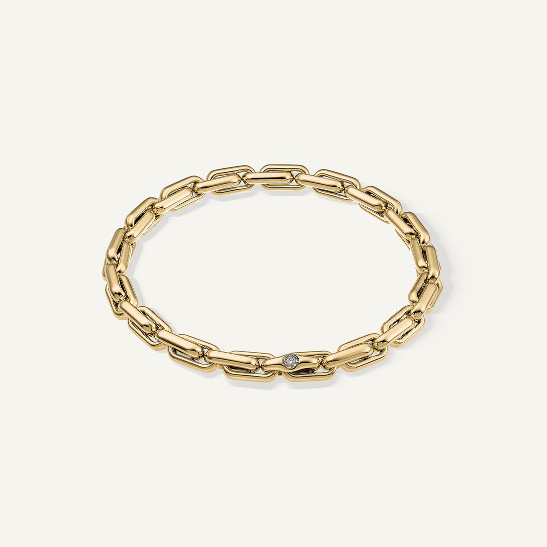 Chimento Gold bracelet with diamonds — Yellow · White Diamond · One size