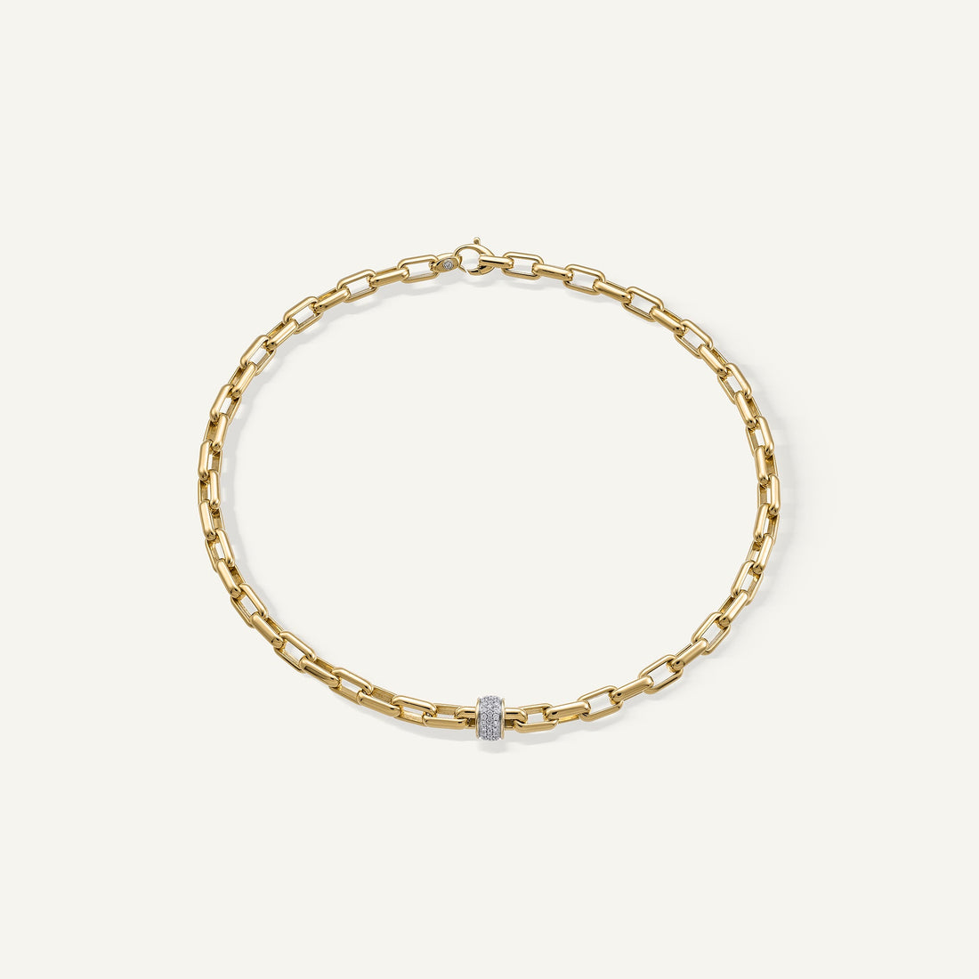 Chimento Gold necklace with diamonds — Yellow · White Diamond · One size