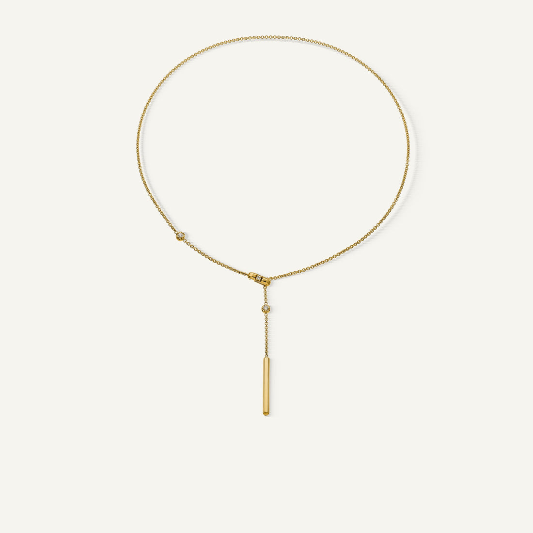 Chimento Gold necklace with diamonds — Yellow · White Diamond · One size