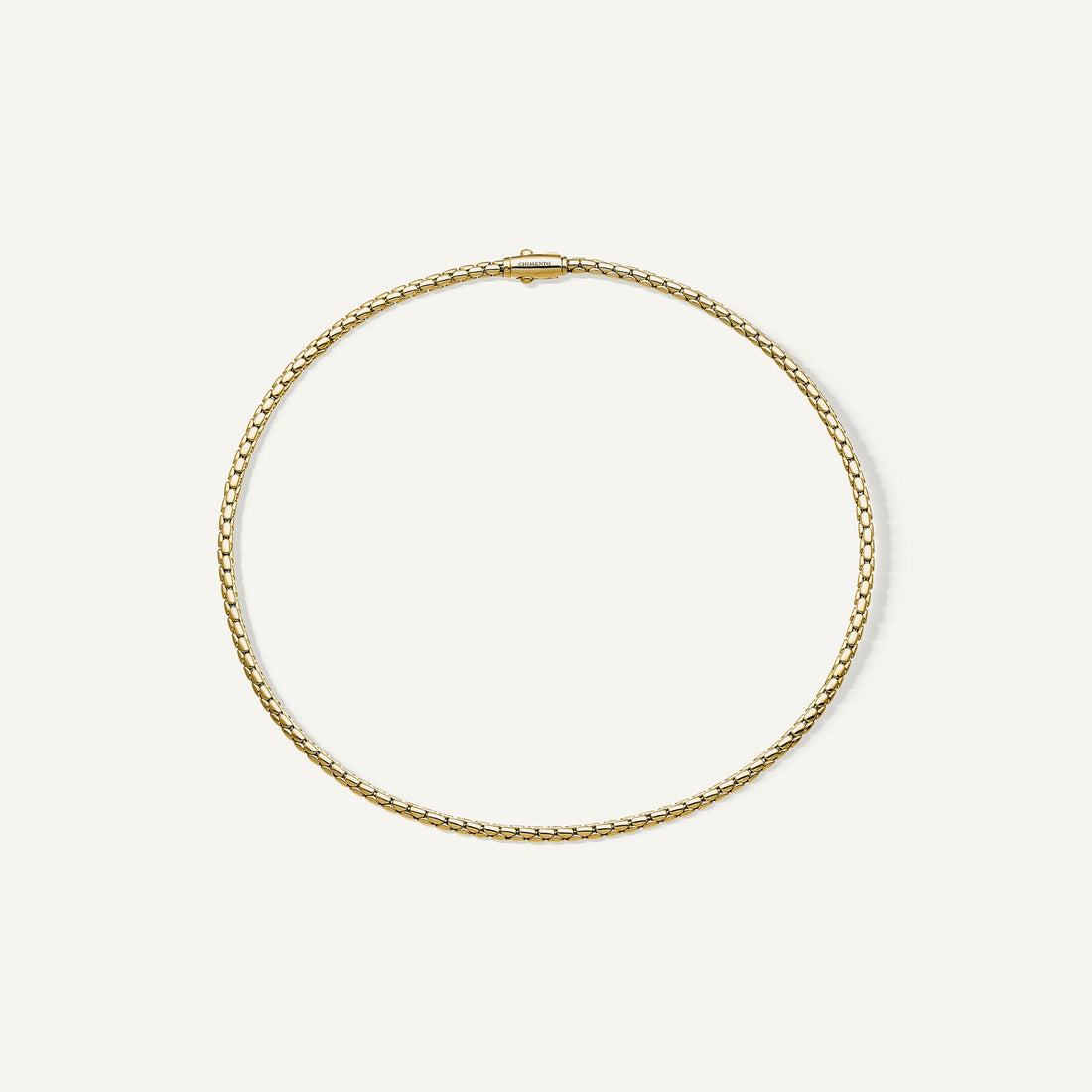 Chimento Gold flexible necklace with diamonds — Yellow · No stone · One size
