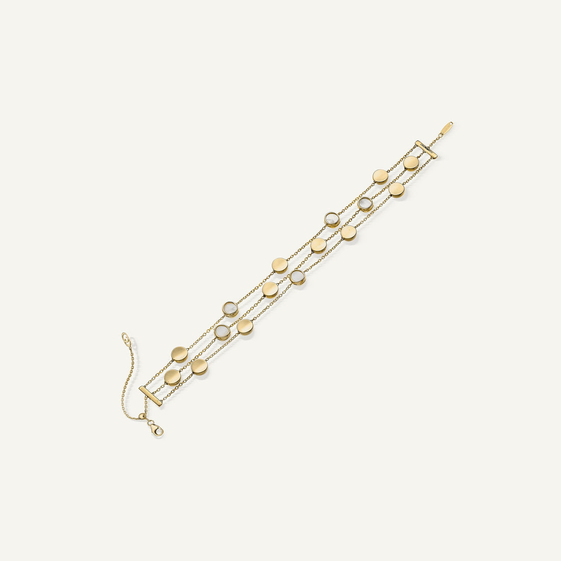 Chimento Gold bracelet with mother of pearl — Yellow · Mother of Pearl · One size