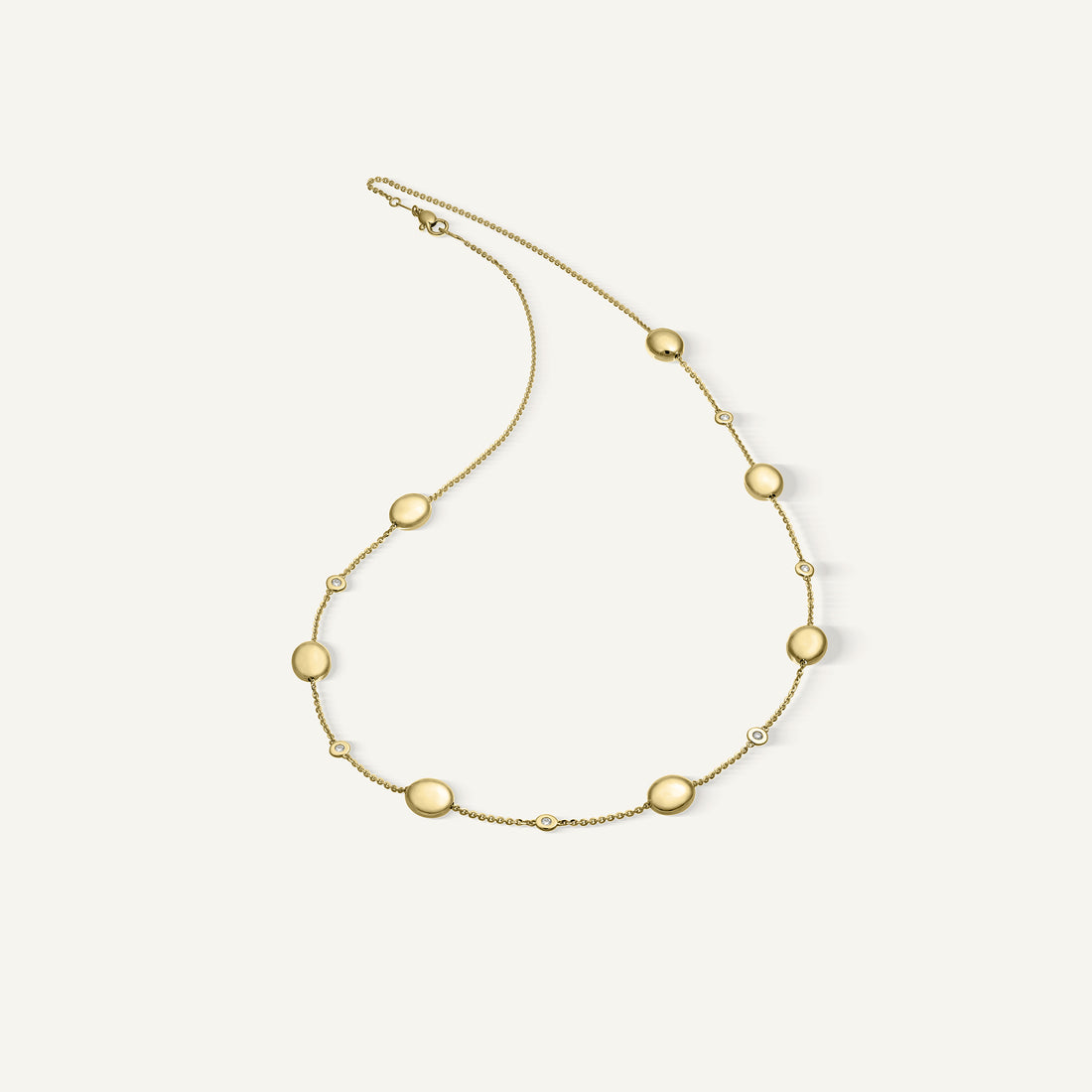 Chimento Gold necklace with diamonds — Yellow · White Diamond · One size
