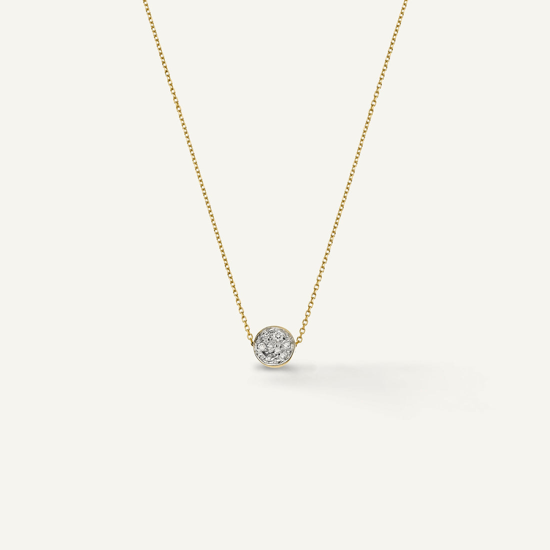 Chimento Gold necklace with diamonds — Yellow · White Diamond · One size
