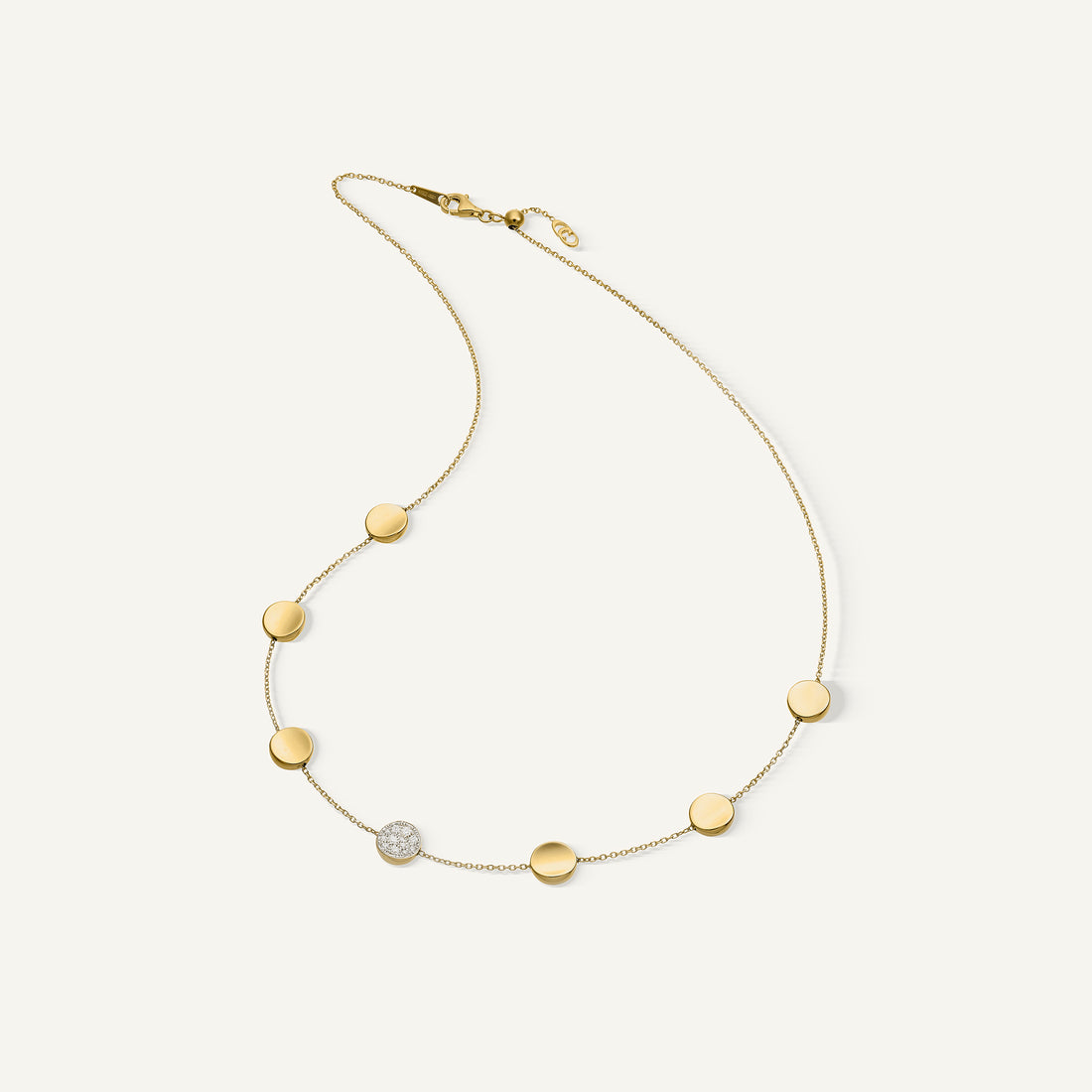 Chimento Gold necklace with diamonds — Yellow · White Diamond · One size