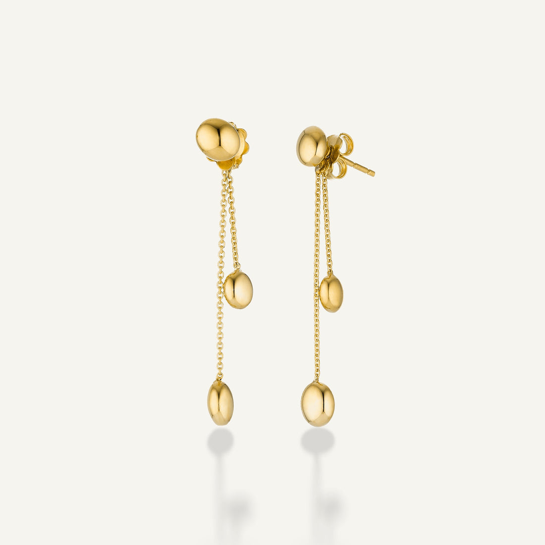 Chimento Gold earrings — Yellow · No stone · One size